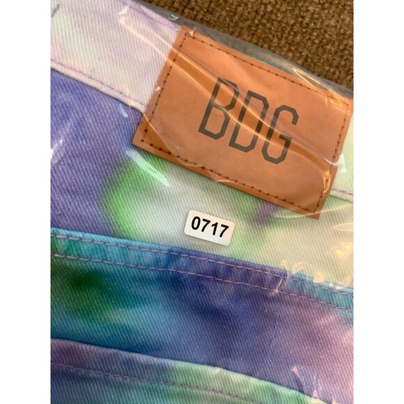 BDG Urban Outfitters Jeans Womens 29 High Rise Cowboy Floral Tie Dye Denim - Picture 9 of 9